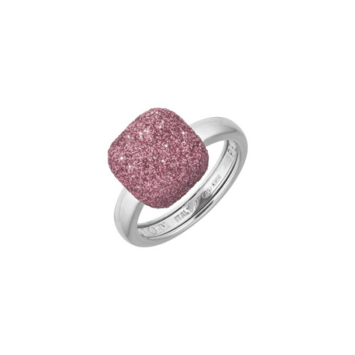 ANILLO PLATA Y POLVO ROSA JAIPUR