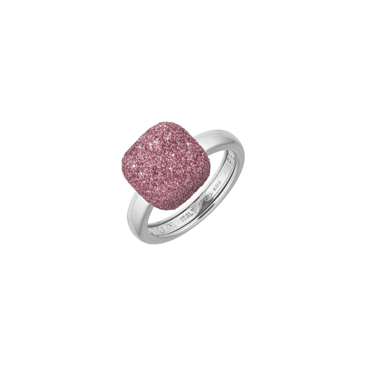 ANILLO PLATA Y POLVO ROSA JAIPUR