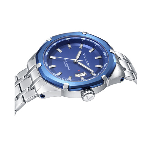 RELOJ ACERO IP AZUL VICEROY