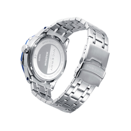 RELOJ ACERO IP AZUL VICEROY
