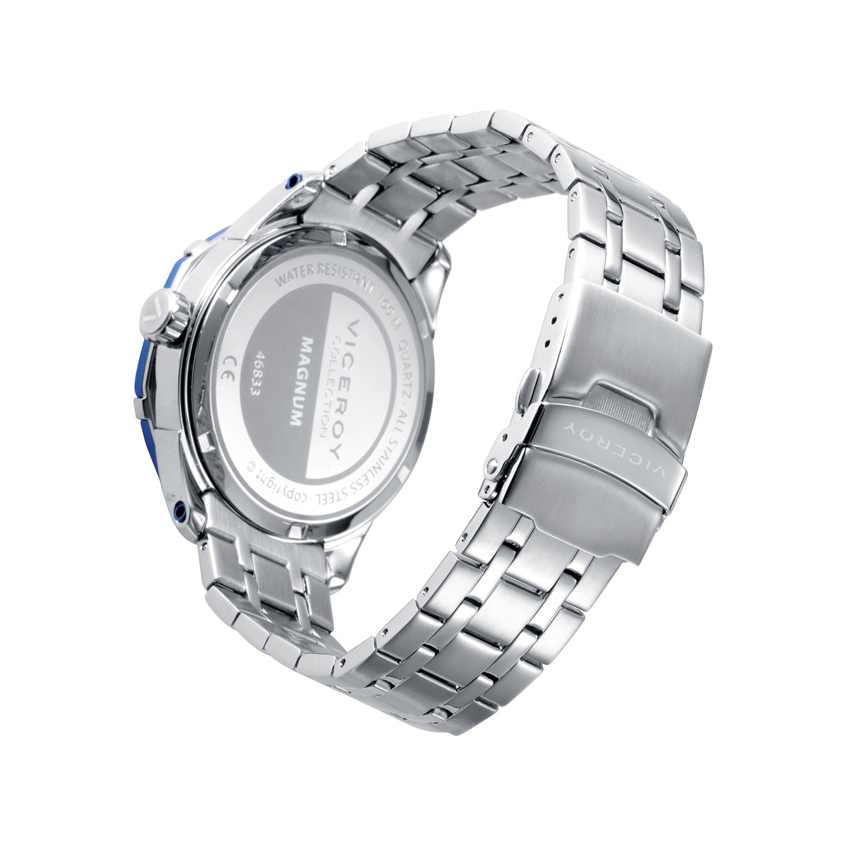 RELOJ ACERO IP AZUL VICEROY