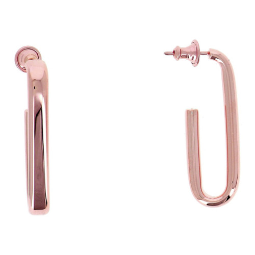 PENDIENTES POLVORE PLATA ROSA