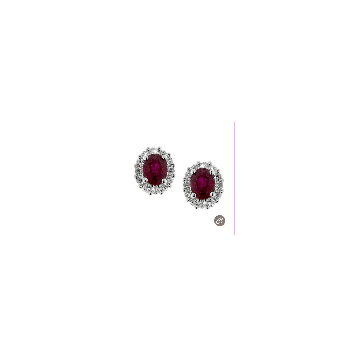 PENDIENTES O/B BTES 0.16 Y RUBI 0.45 QT