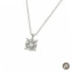 COLLAR ORO BLANCO Y BRILLANTES 0.11 QT