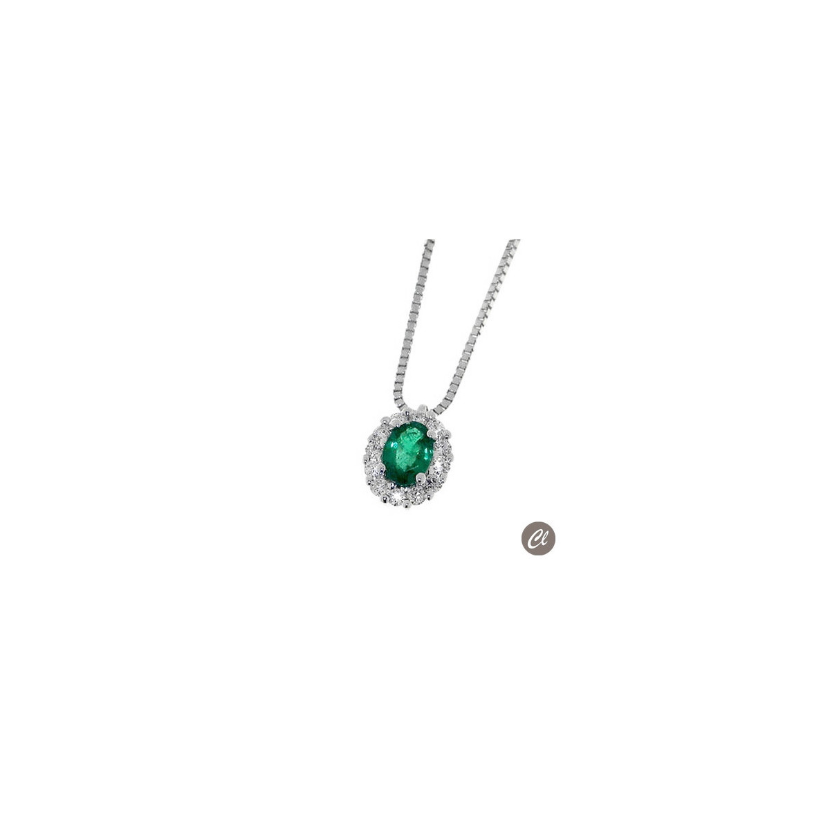 COLLAR O/B BTES 0.08 Y ESMERALDA 0.25 QT