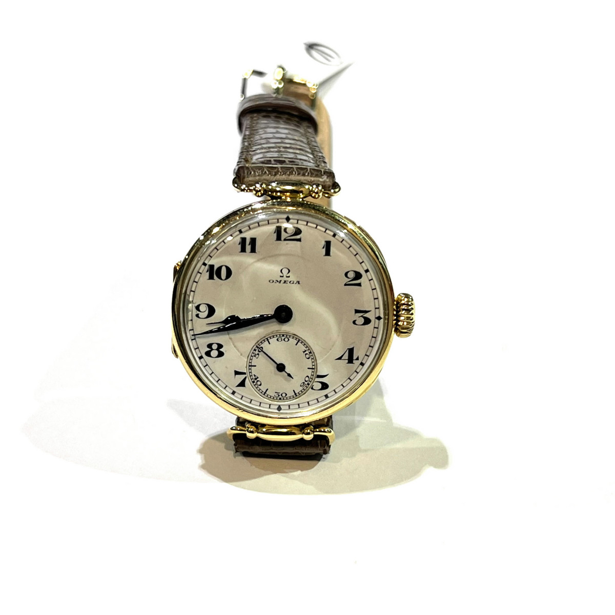 RELOJ ORO OMEGA SRA VINTAGE PIEL LAGARTO