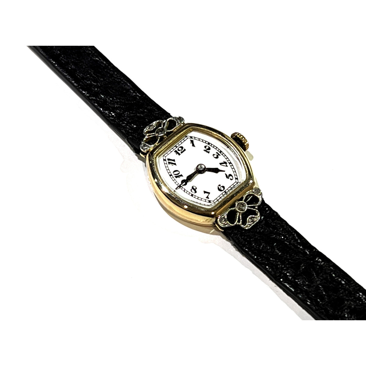 RELOJ ORO VINTAGE CON DIAMANTES