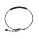 PULSERA PLATA RUTENIO POLVO ROSSO PARIGI