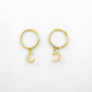 ARO ORO MOTIVO LUNAS CIRCONITAS