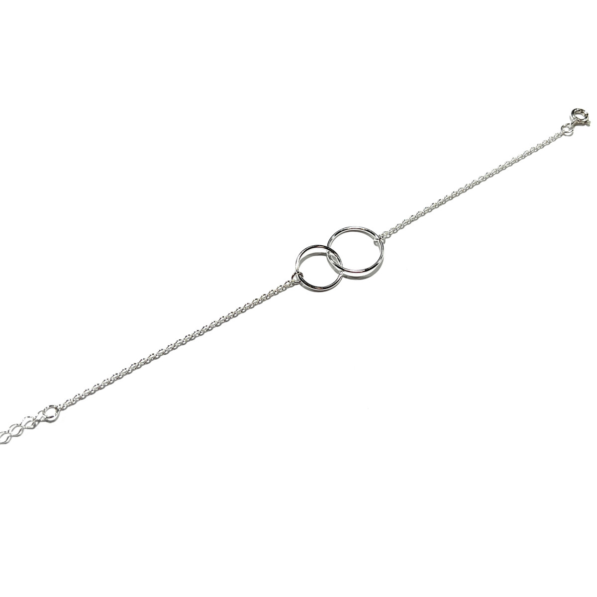PULSERA DE PLATA ENTRELAZADA