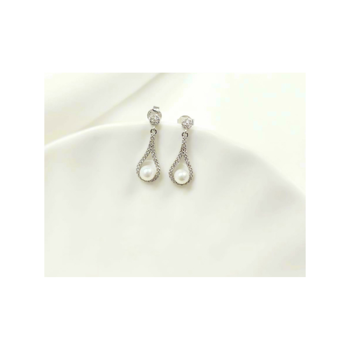 PENDIENTES PLATA Y CIRCONITAS
