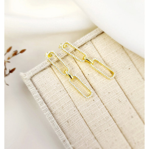 PENDIENTES DE PLATA Y CIRCONITAS