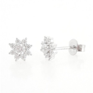 PENDIENTES PLATA Y CIRCONITAS