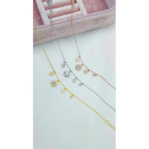 PULSERA PLATA Y CIRCONITAS