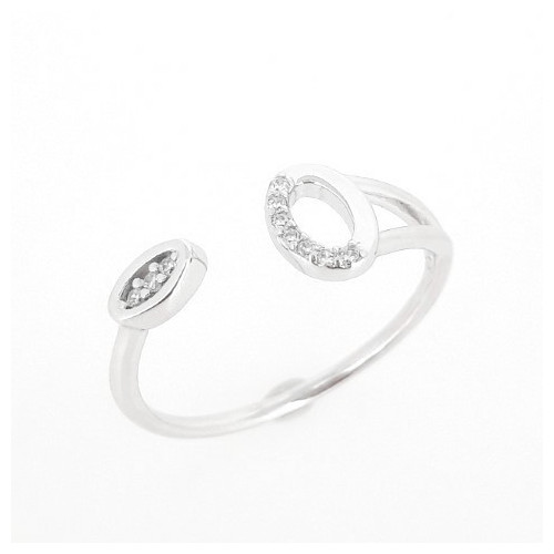 ANILLO PLATA Y CIRCONITAS