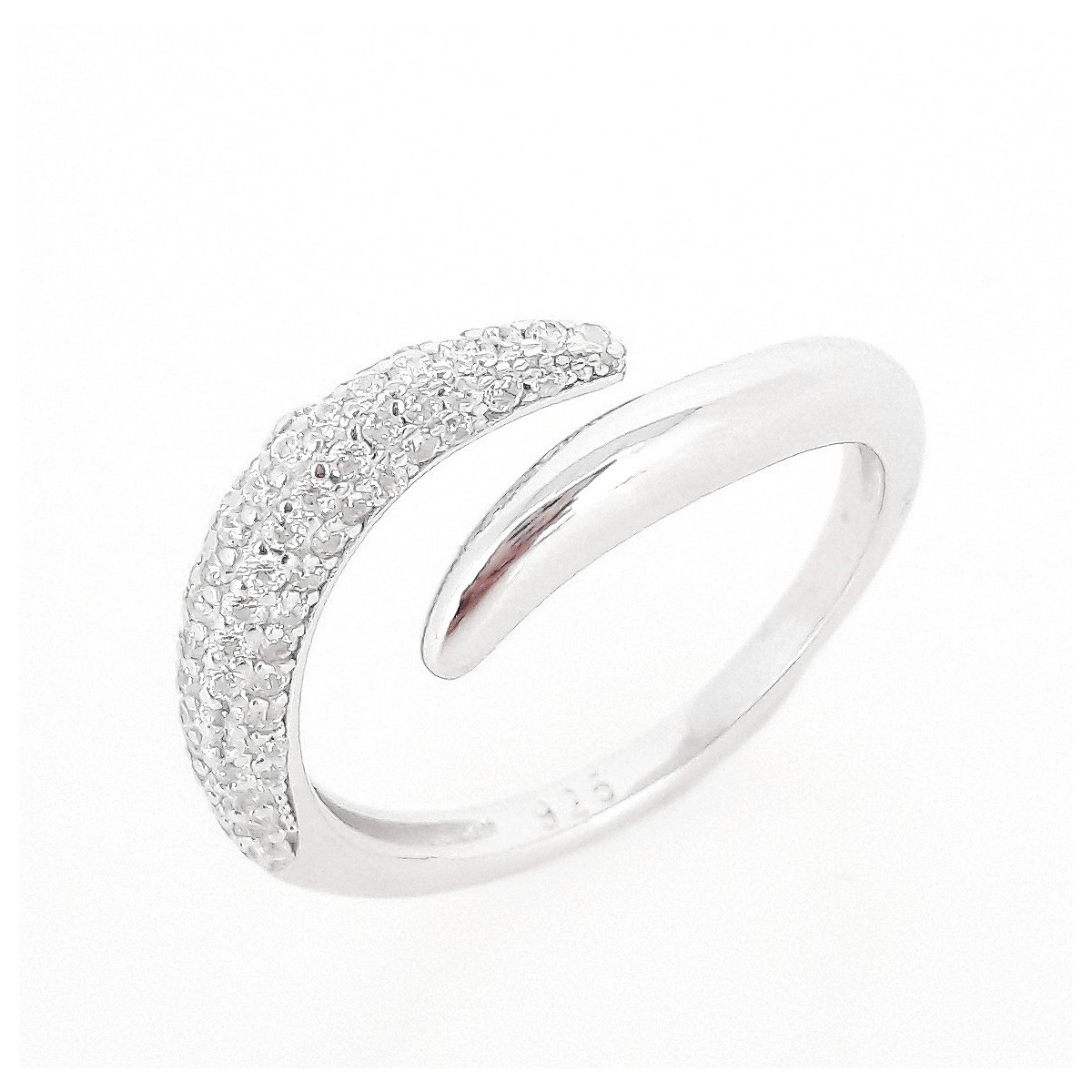 ANILLO PLATA Y CIRCONITAS