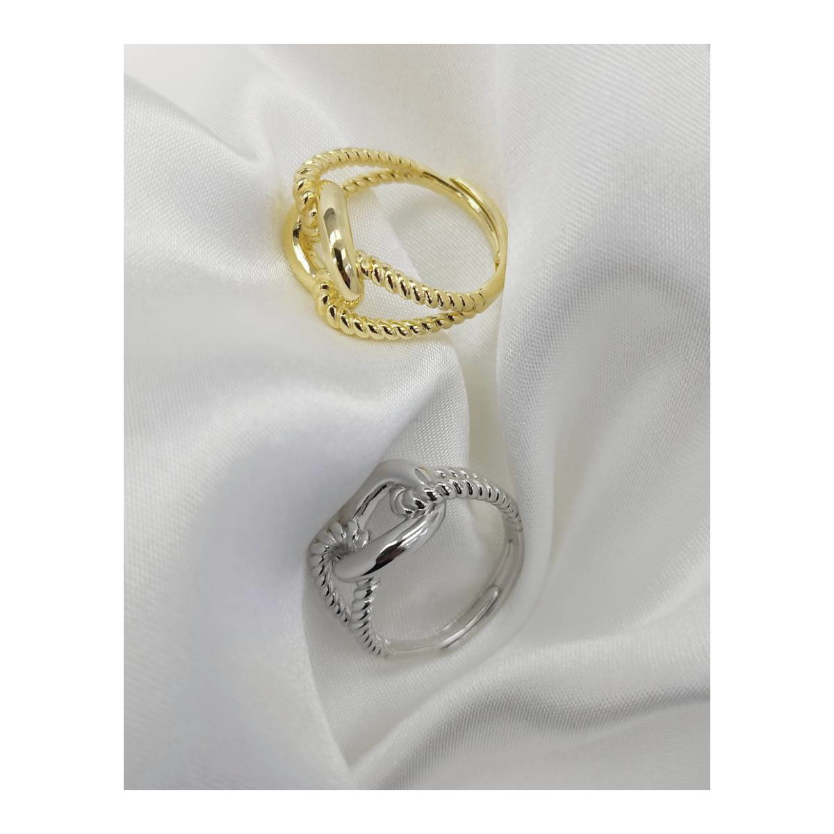 ANILLO PLATA Y CIRCONITAS