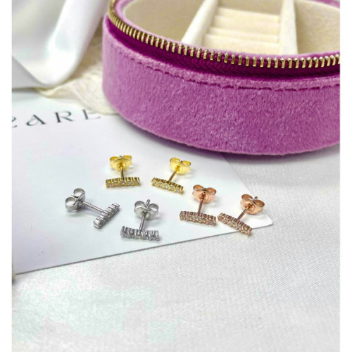PENDIENTES PLATA Y CIRCONITAS