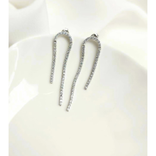 PENDIENTES PLATA Y CIRCONITAS