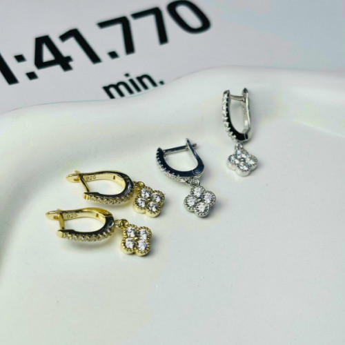 PENDIENTES PLATA Y CIRCONITAS