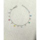 PULSERA PLATA ESTRELLITAS CON ESMALTE