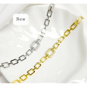 PULSERA PLATA Y CIRCONITAS
