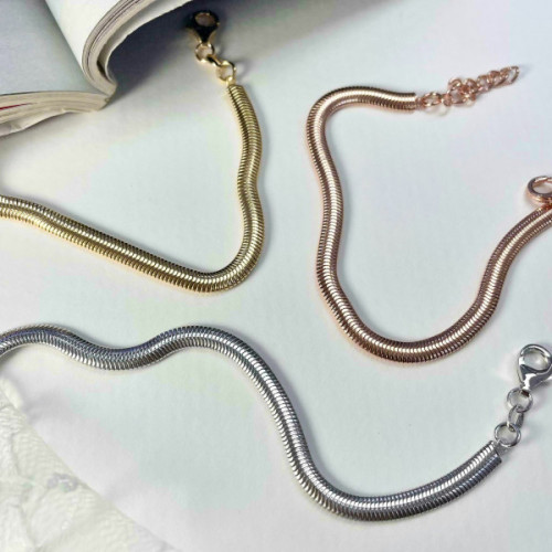 PULSERA PLATA PLANA