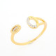 ANILLO PLATA Y CIRCONITAS