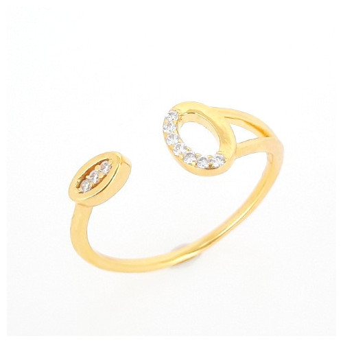 ANILLO PLATA Y CIRCONITAS