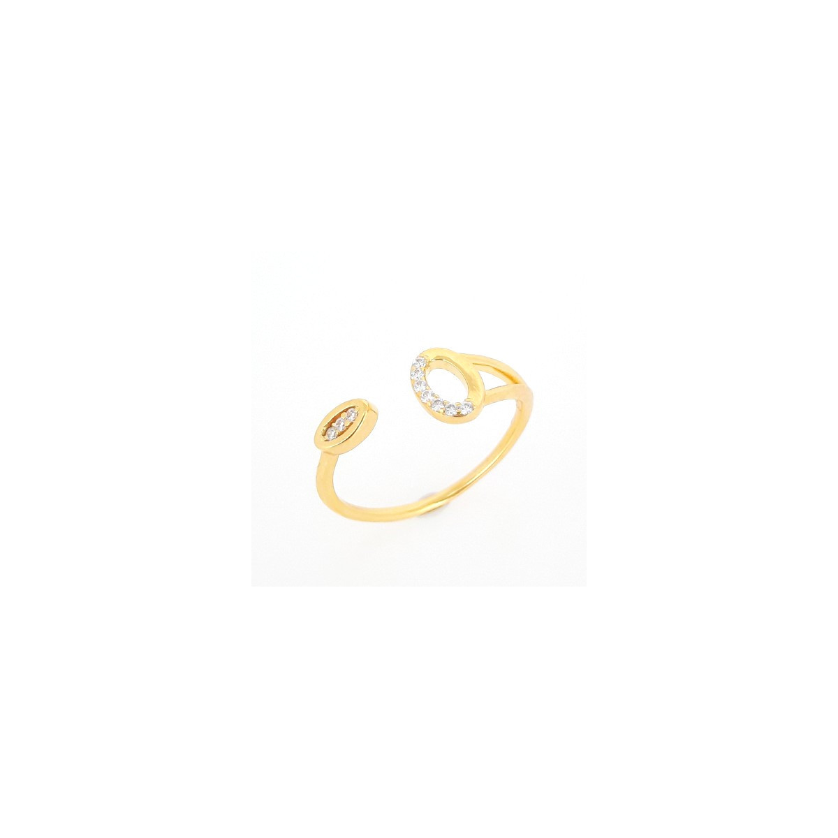 ANILLO PLATA Y CIRCONITAS