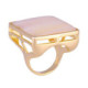 ANILLO BAÑO DE ORO Y MADRE PERLA