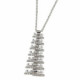 COLLAR ORO BLANCO Y BRILLANTES 0.36 QT