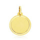 MEDALLA LISA ORO 16MM