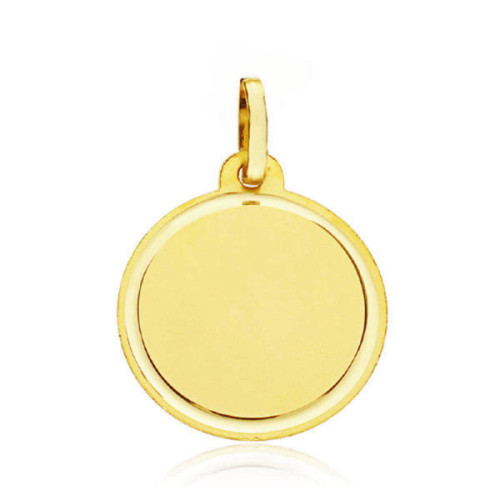 MEDALLA LISA ORO 16MM