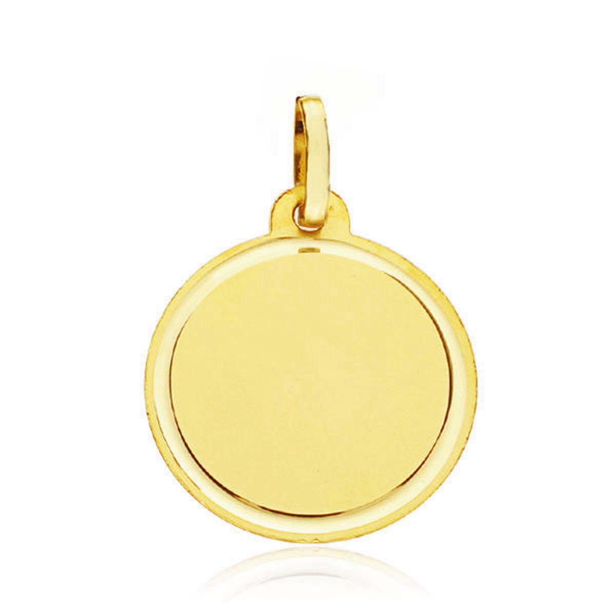 MEDALLA LISA ORO 16MM
