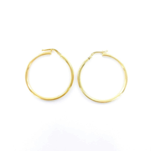 PENDIENTES ARO TUBO 2MM X 30 MM