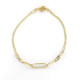 PULSERA DE ORO ESLBONES Y CADENAS