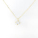 COLLAR 4 GARRAS ORO CIRCONITAS