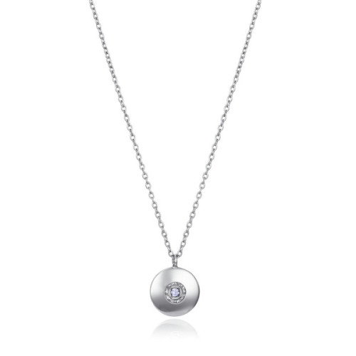 COLLAR ACERO DIAMANTE