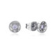 PENDIENTES ACERO Y DIAMANTES