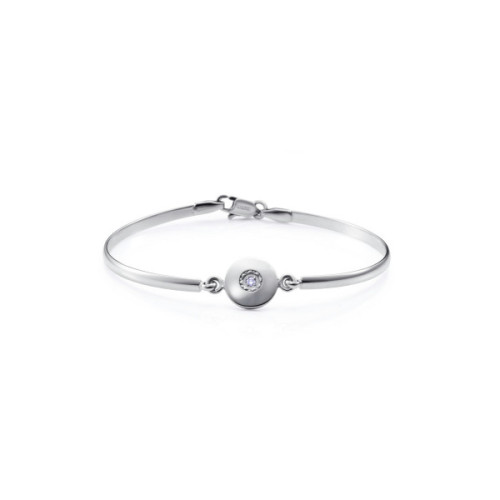 PULSERA ACERO Y DIAMANTE