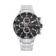 RELOJ CRONO ACERO IP NEGRA VICEROY