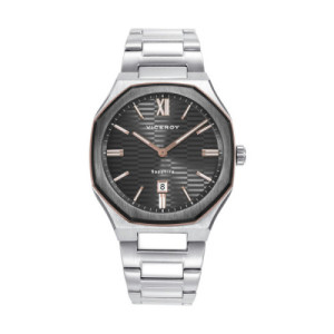 RELOJ ACERO IP GRIS Y ROSA VICEROY
