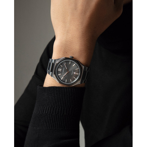 RELOJ ACERO IP GRIS Y ROSA VICEROY