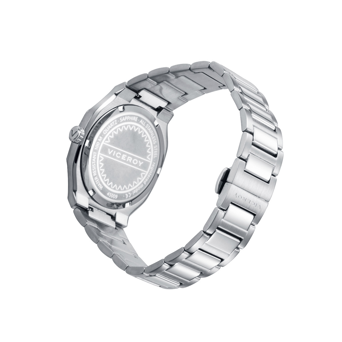 RELOJ ACERO IP GRIS Y ROSA VICEROY