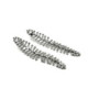 PENDIENTES PLATA Y CIRCONITAS XL