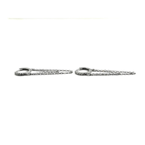 PENDIENTES PLATA Y CIRCONITAS