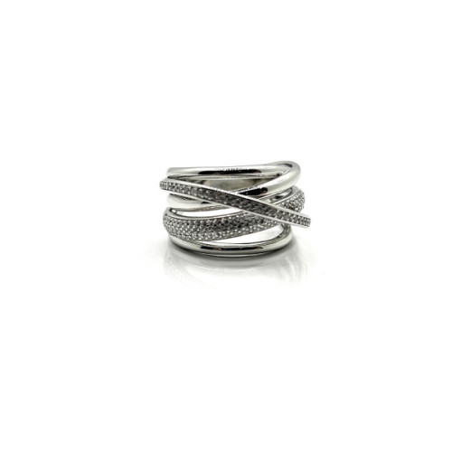 ANILLO PLATA Y CIRCONITAS