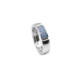 ANILLO PLATA BAÑADO EN ORO P. AZULES