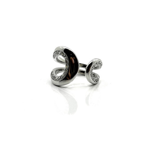 ANILLO PLATA Y CIRCONITAS